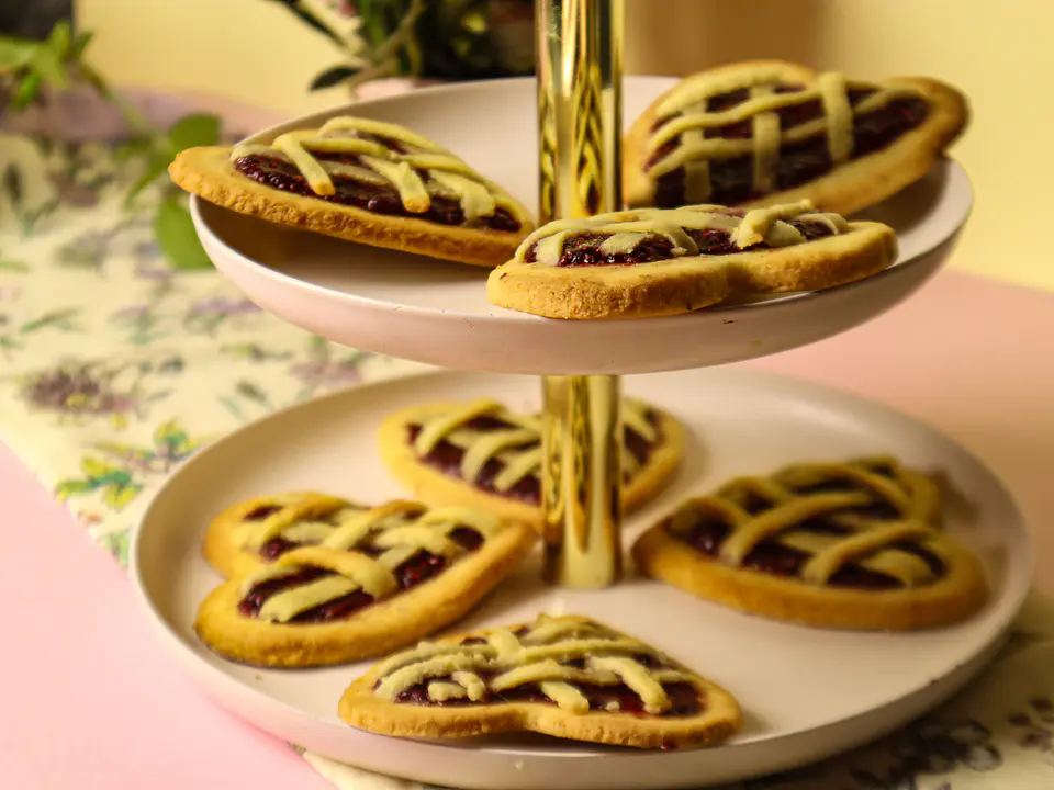 Mini tartaletas San Valentín de frambuesa 4