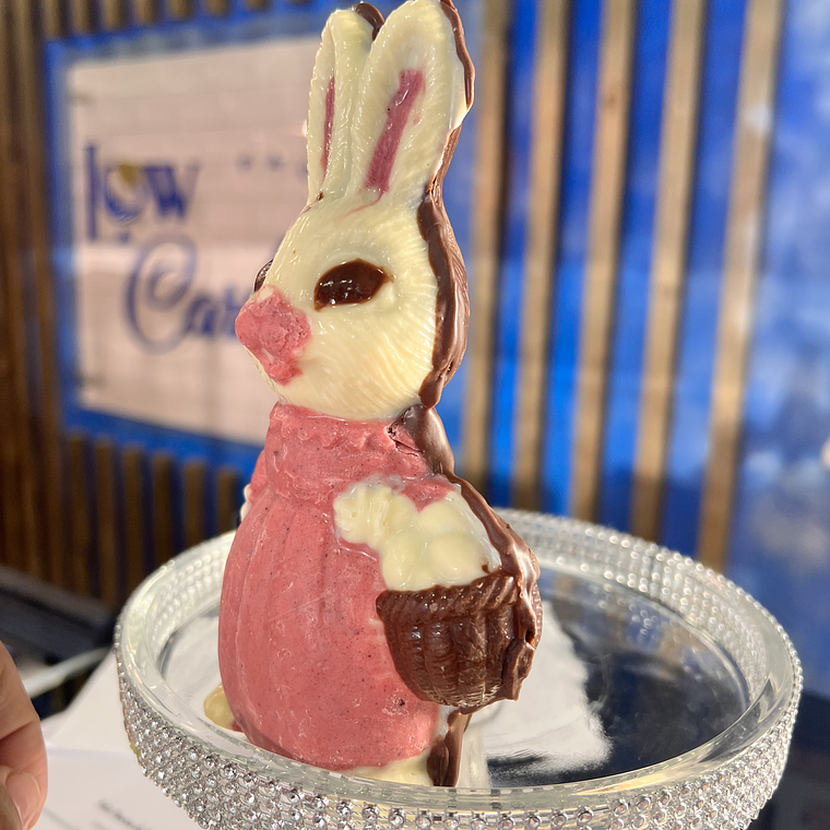 Señora Coneja de Chocolate-Pascua resurrección- gluten free- sugar free 2