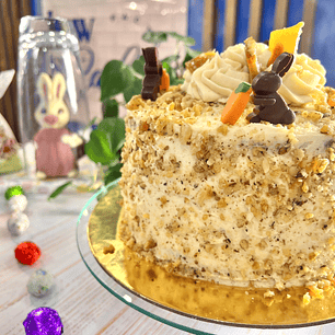 Torta Carrot Cake Low Carb - sin gluten - sin azúcar 