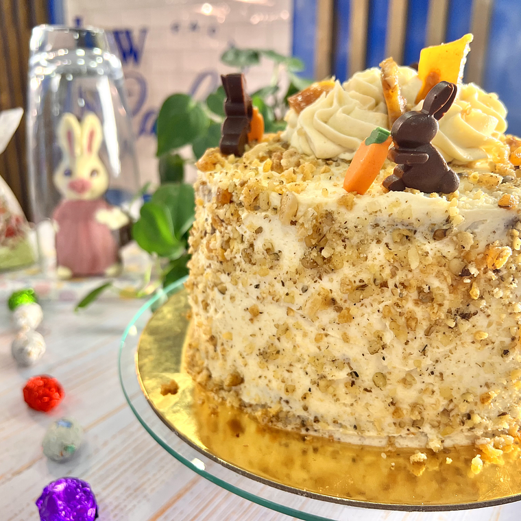 Torta Carrot Cake Low Carb - sin gluten - sin azúcar  4