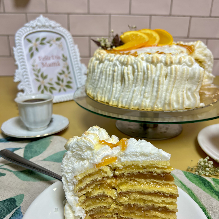 Epifanía de naranja (torta panqueques) - opción sin lácteos 4