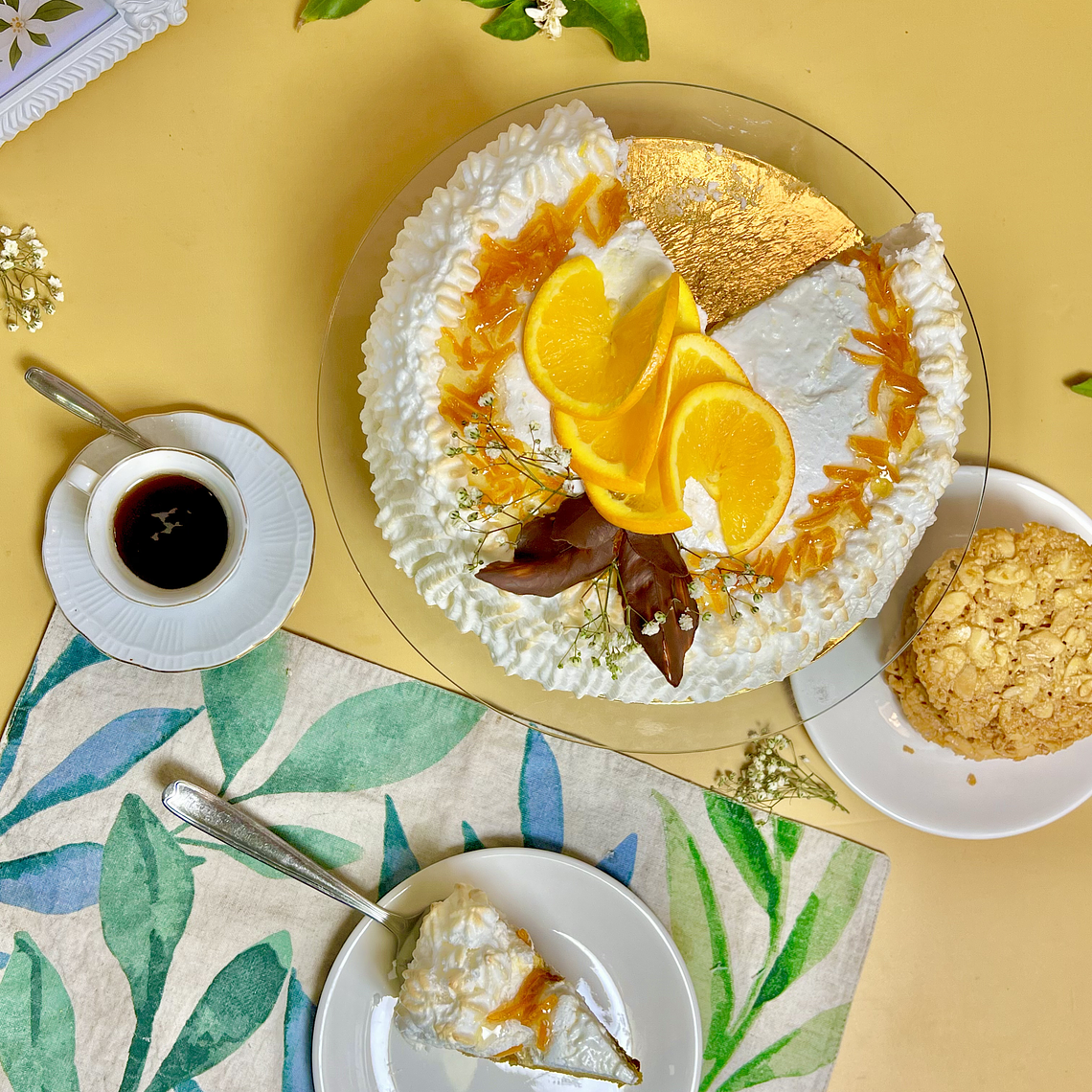 Epifanía de naranja (torta panqueques) - opción sin lácteos 5