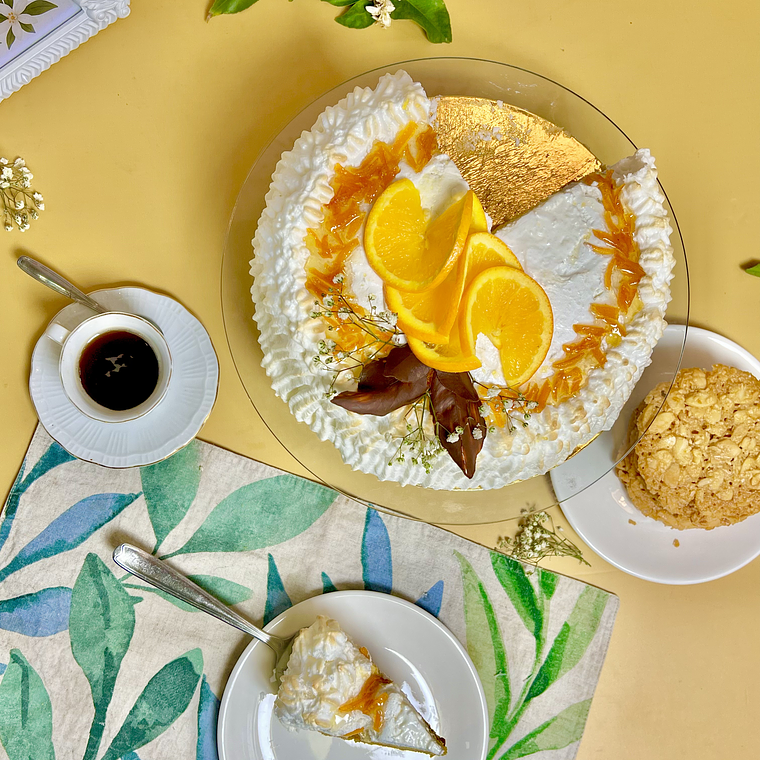 Epifanía de naranja (torta panqueques) - opción sin lácteos 5