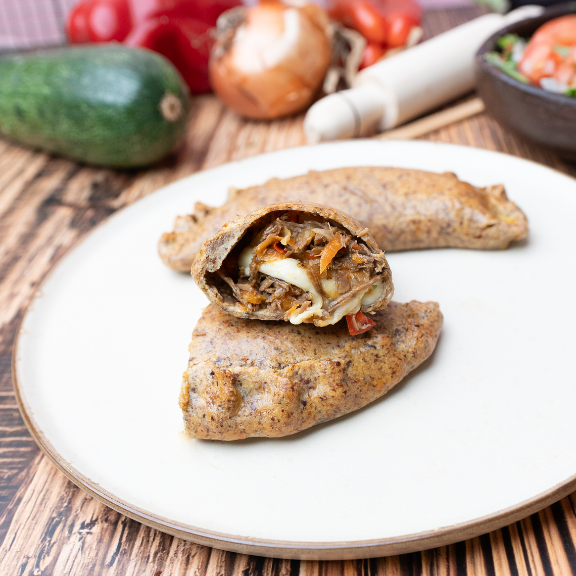 EMAPANADA MECHADA QUESO-KETO GLUTEN FREE 1