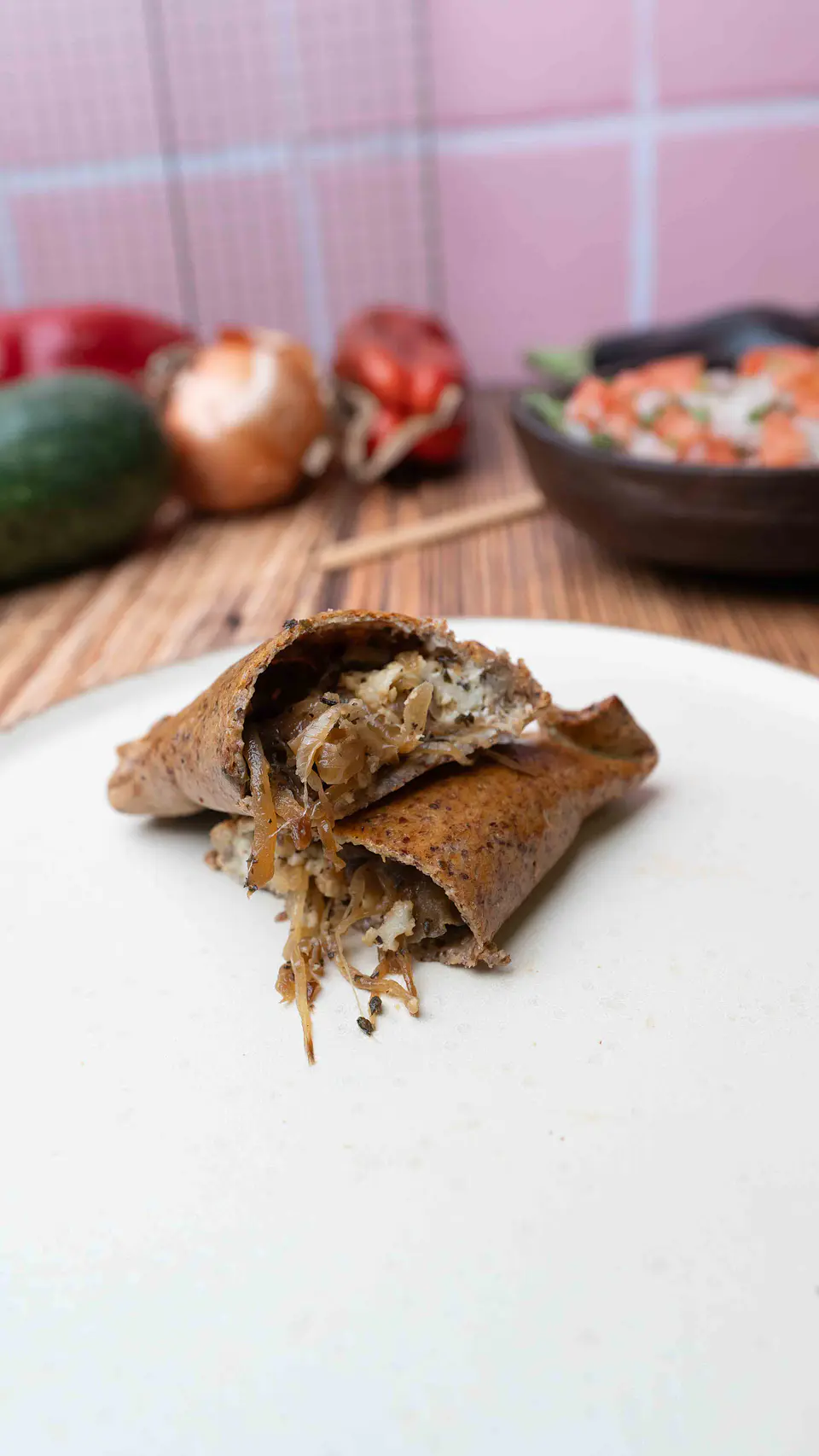 Empanada Fugazzeta Keto (Queso de cabra y cebolla) 1