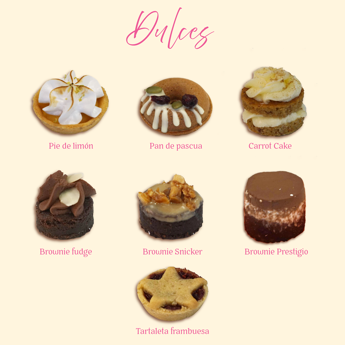 Mix de mini dulces para cocktail (surtido 30 unidades) 2