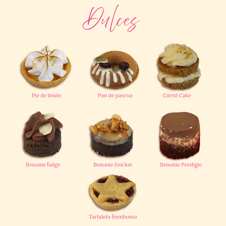 Mix de mini dulces para cocktail (surtido 30 unidades) 2