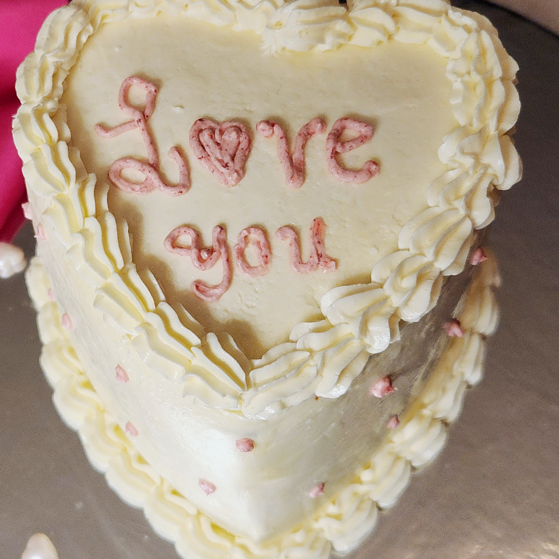 Mini torta (bento cake) San Valentín 💗​ 4