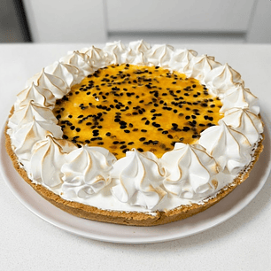 Pie de Maracuyá Keto y sin lácteos