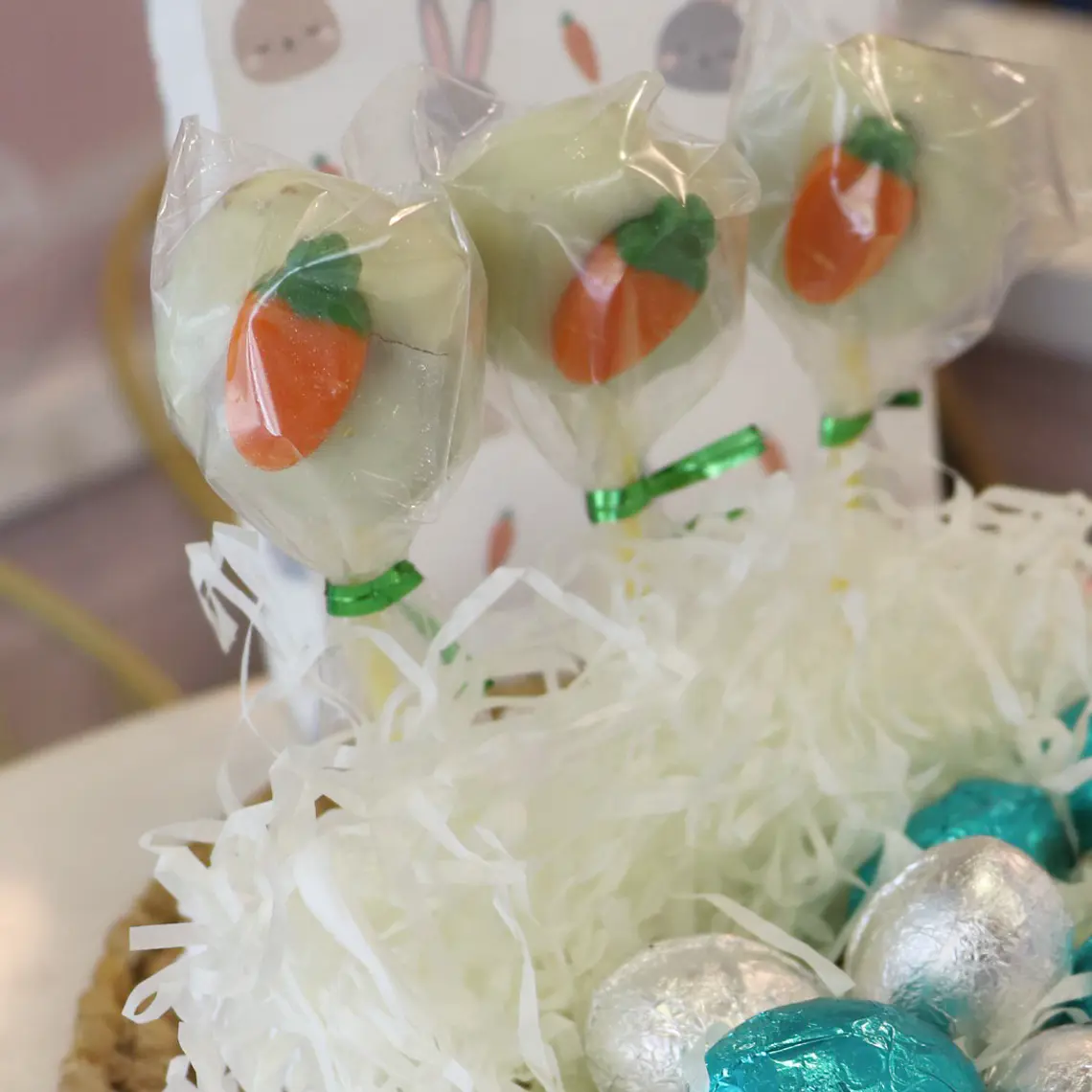 Cake pop carrot cake sin azúcar - keto - sin gluten 3