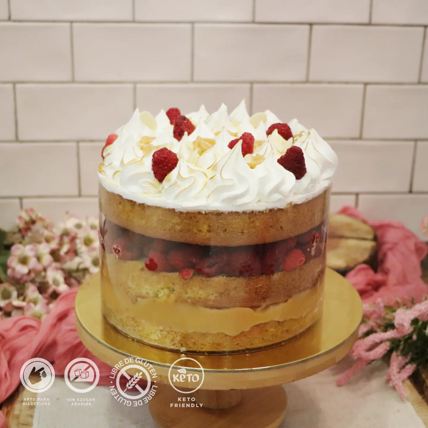 Torta 3 Leches Low Carb 3