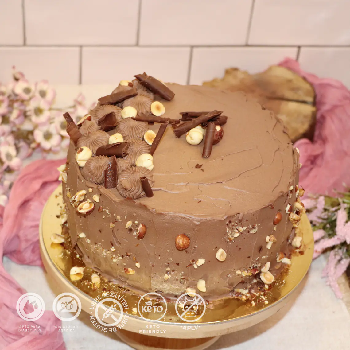 Torta Ferrero Rocher Keto (sin lácteos)  1