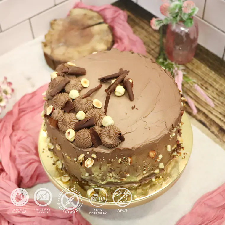 Torta Ferrero Rocher Keto (sin lácteos)  5