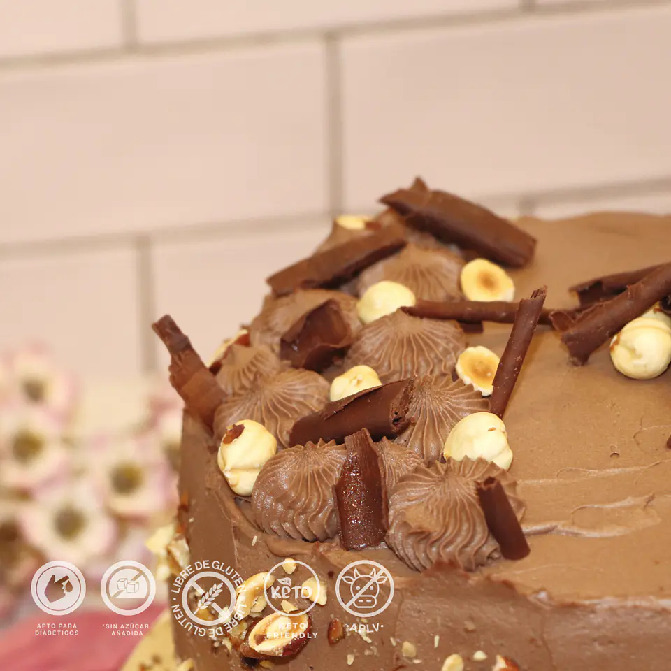 Torta Ferrero Rocher Keto (sin lácteos)  3