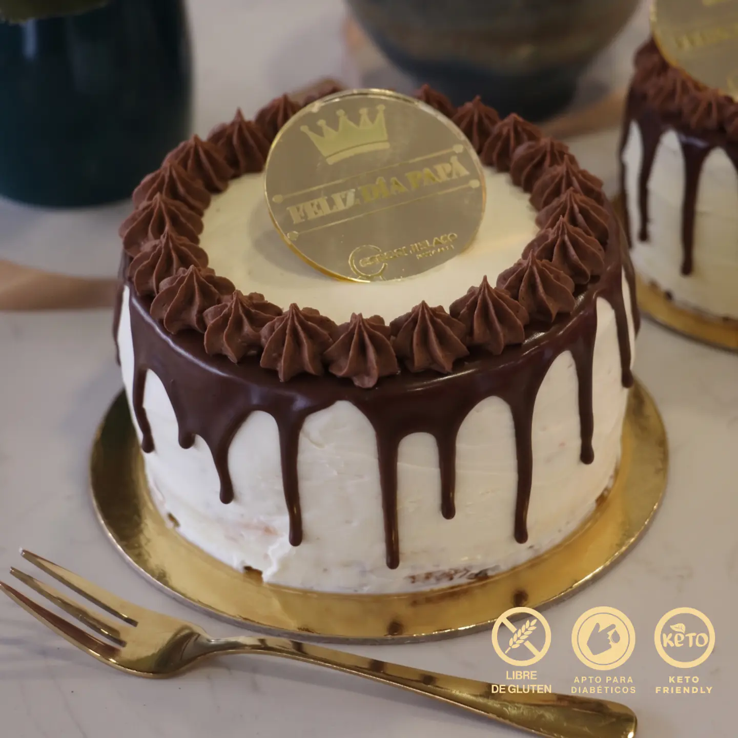 ¡PRECIO ESPECIAL! Torta keto Día del Padre - sin gluten, sin azúcar 2