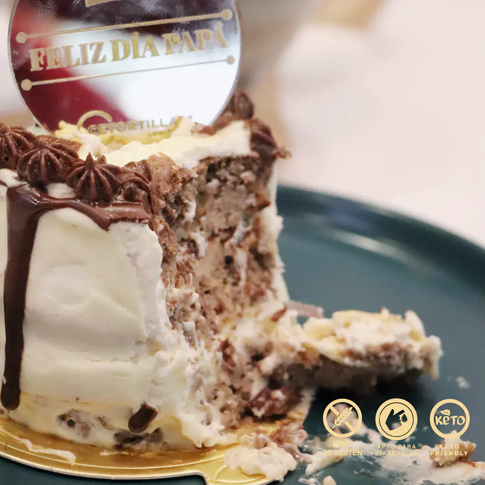 ¡PRECIO ESPECIAL! Torta keto Día del Padre - sin gluten, sin azúcar 4