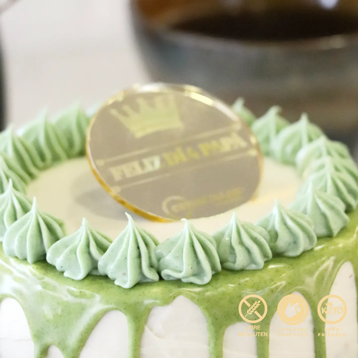 ¡PRECIO ESPECIAL! Torta keto Día del Padre - sin gluten, sin azúcar 7