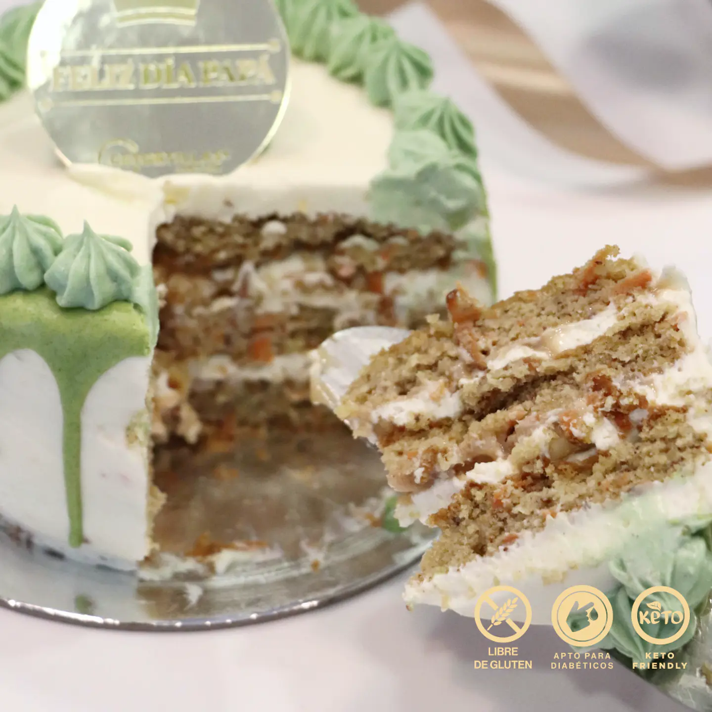 ¡PRECIO ESPECIAL! Torta keto Día del Padre - sin gluten, sin azúcar 5