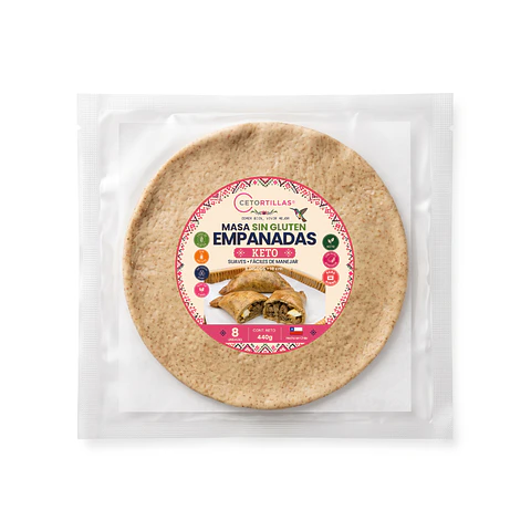Masa de Empanadas Keto Sin Gluten - Sin Lácteos