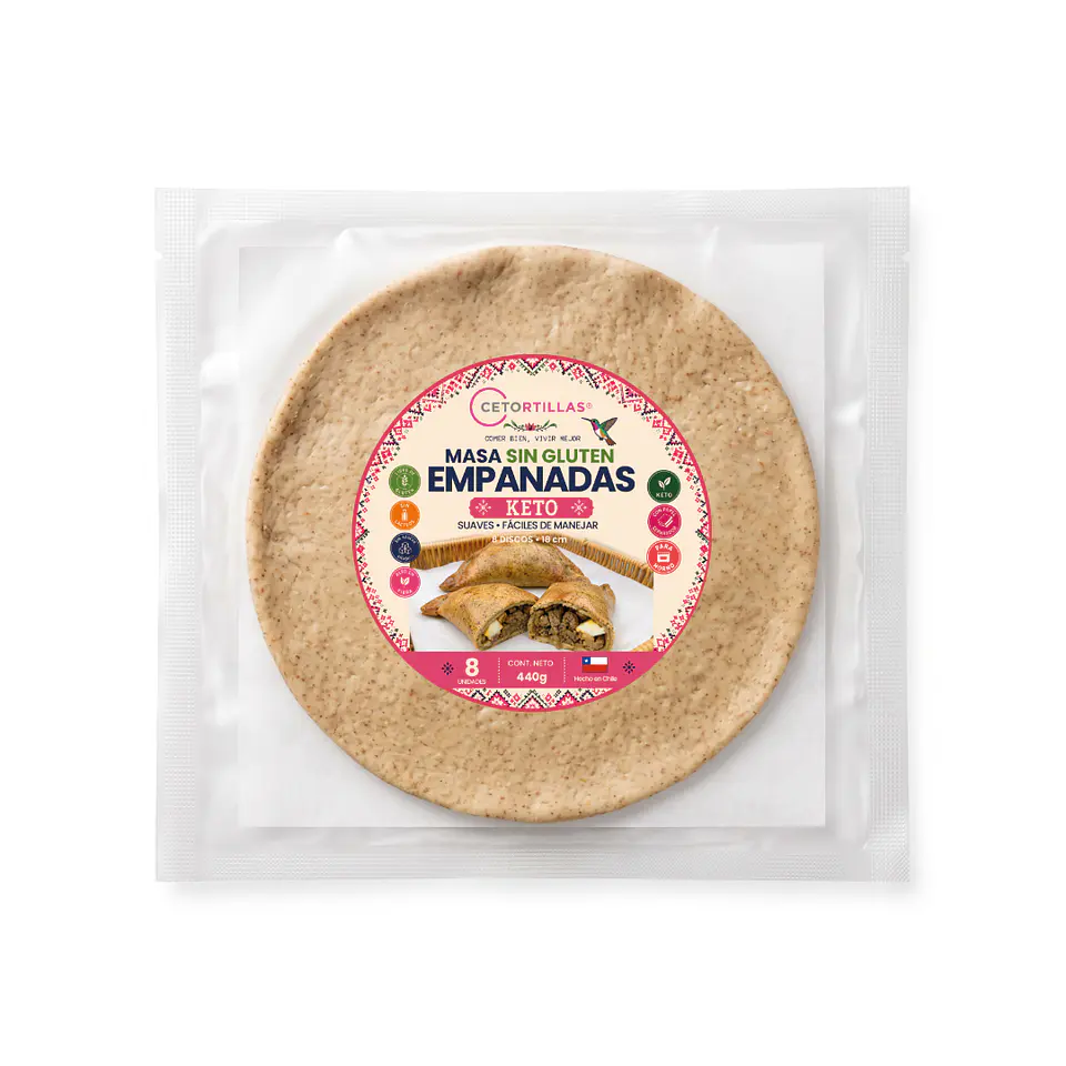 Masa de Empanadas Keto Sin Gluten - Sin Lácteos 1