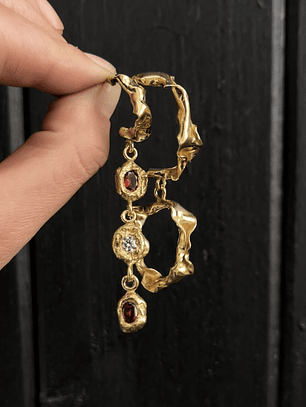 Aro Asimétrico _ Oro