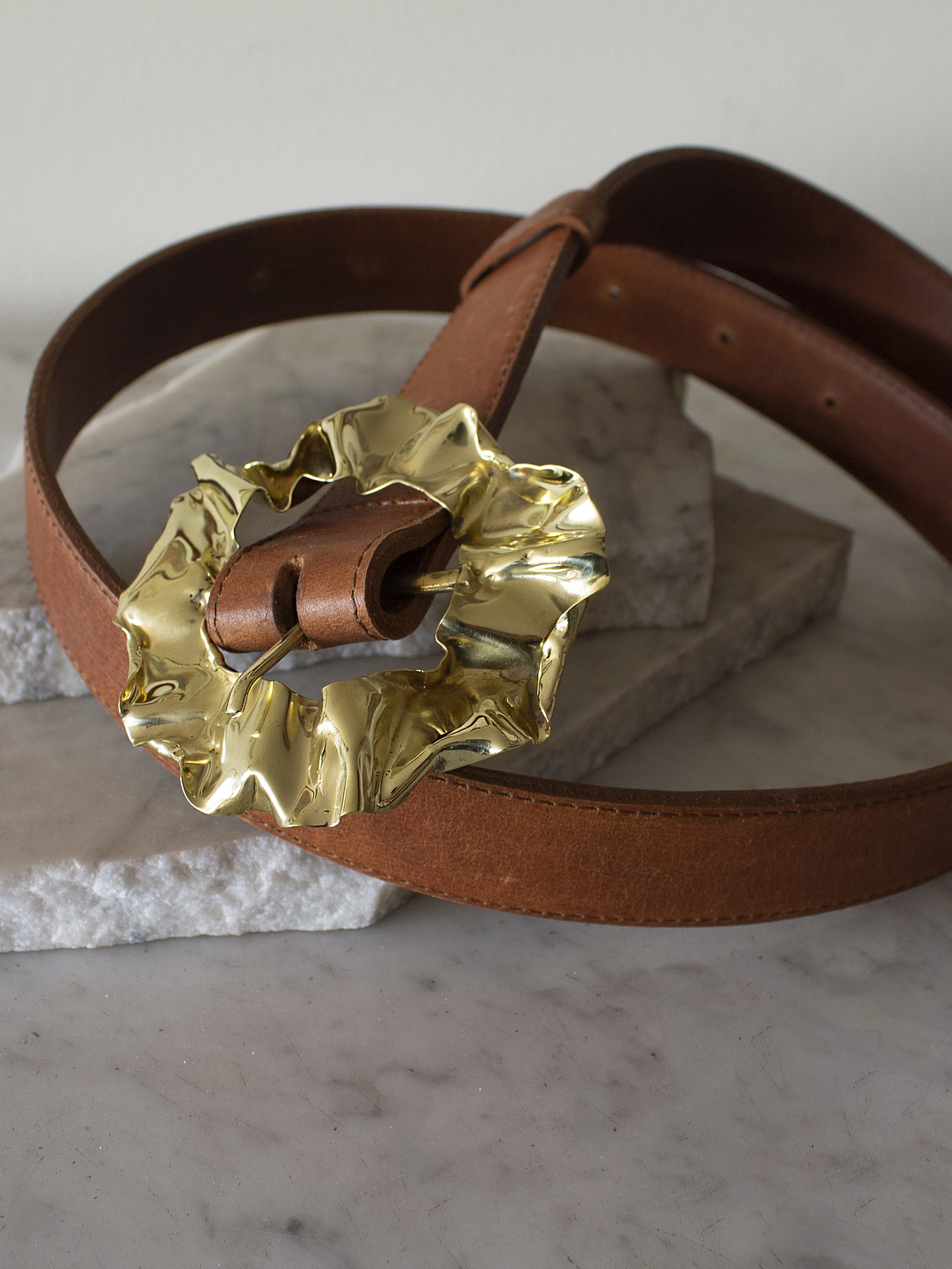 Hebilla Circunferencia _ Castaño Claro 1