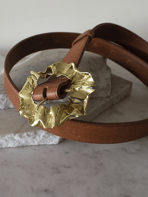 Hebilla Circunferencia _ Castaño Claro