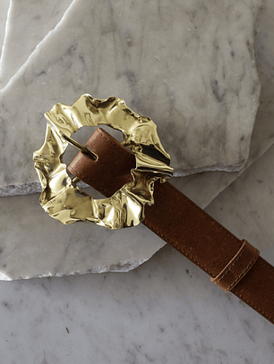 Hebilla Circunferencia _ Castaño Claro