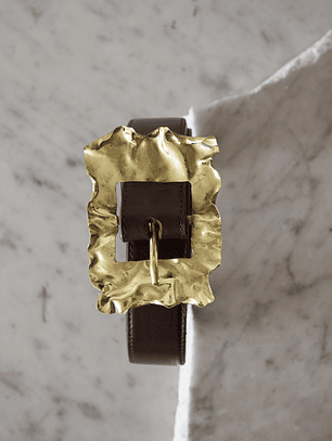 Hebilla Rectangular _ Dark Brown