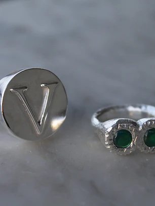Anillo Sello Inicial 