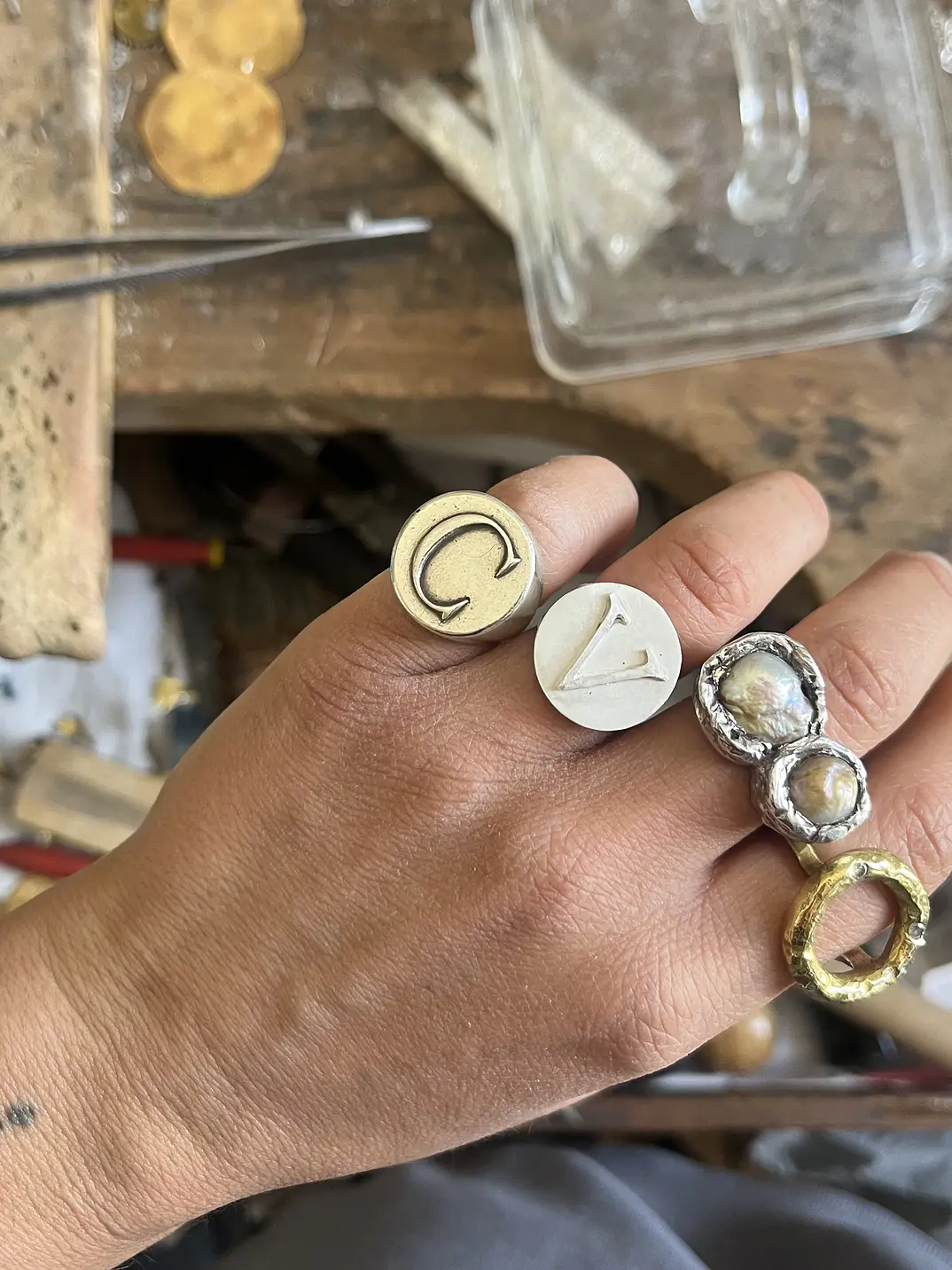 Anillo Sello Inicial  4