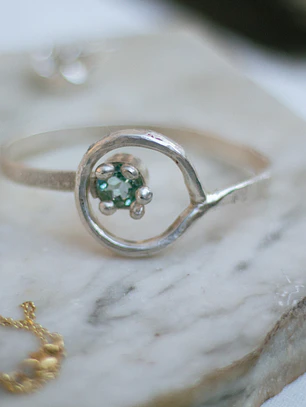 Brazalete _ Aguamarina