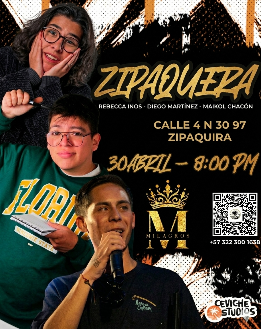 STAND UP - ZIPAQUIRA - 30 ABRIL