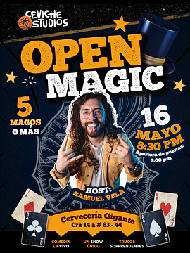 OPEN MAGIC - BOGOTÁ - CERVECERIA GIGANTE