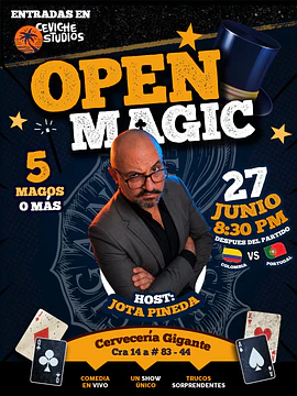 OPEN MAGIC - BOGOTÁ - CERVECERIA GIGANTE - 27 DE JUNIO