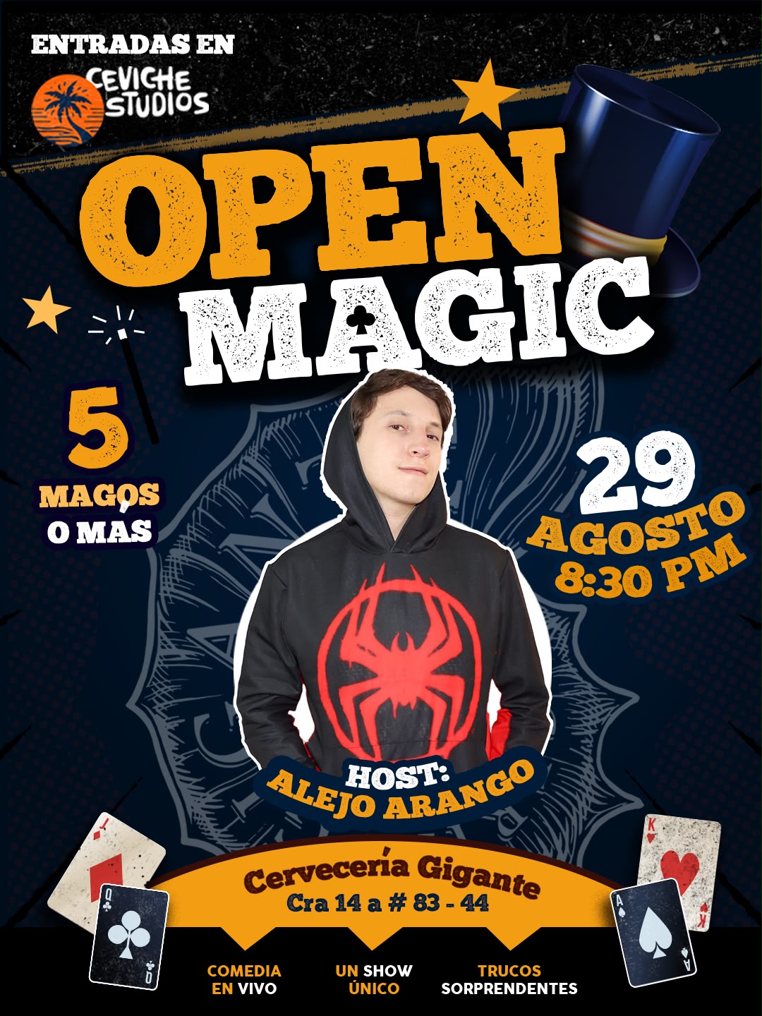 OPEN MAGIC - 29 DE AGOSTO 