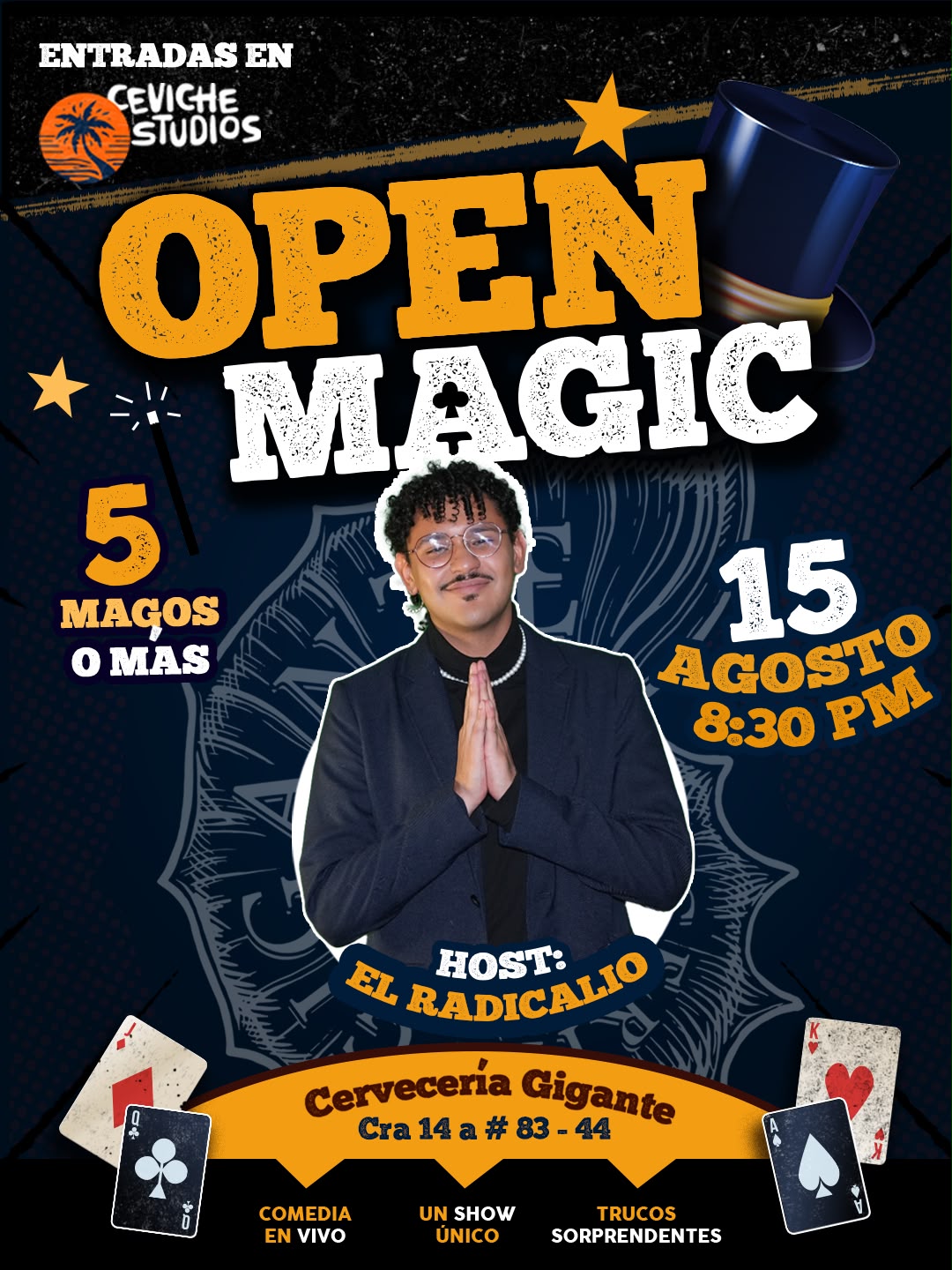 OPEN MAGIC - 15 DE AGOSTO