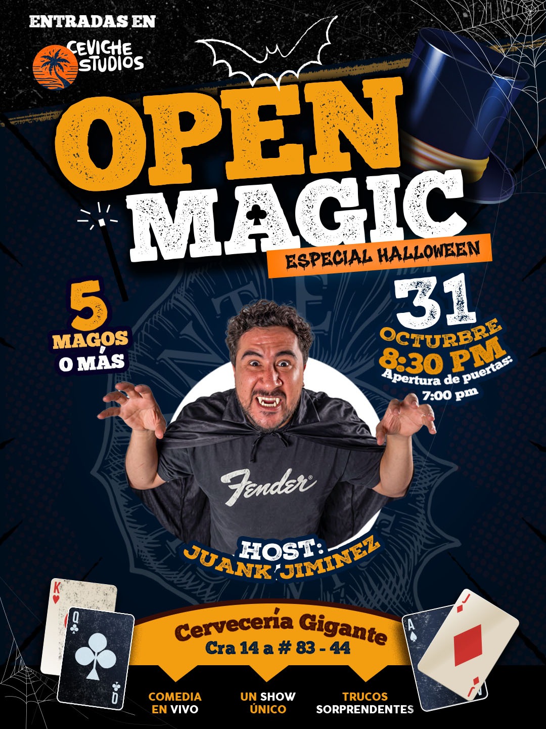OPEN MAGIC - 31 DE OCTUBRE