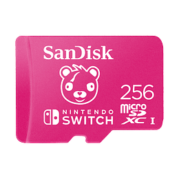SanDisk 256GB microSDXC for Nintendo Switch Fortnite 100Mbs