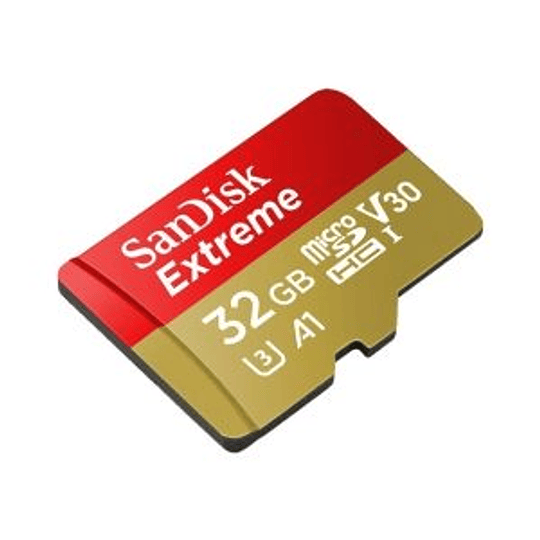SanDisk Extreme 64gb microSD wSD adpt Act Cam C10 U3 V30