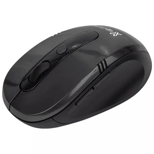 KlipX Mouse Inalambrico 6 botones 1600DPI Negro
