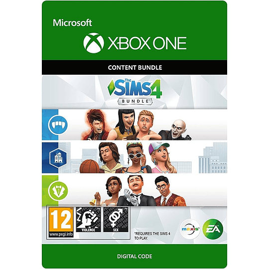 XBOX ONE ESD The SIMS 4 Extra Content Starter Bundle