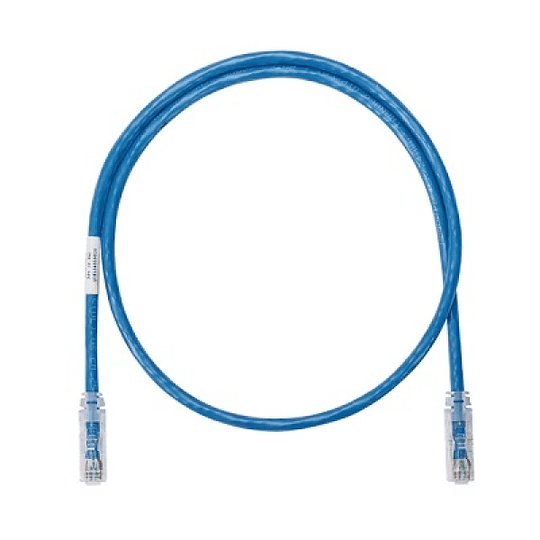 PANNET PATCH CORD UTP 28AWG CATEGORIA 6A CM/LSZH 7FT AZUL 