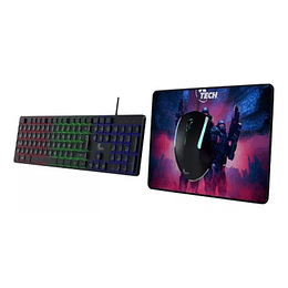 Xtech Hasha Gaming Kybd spa wrd mouse and mouse pad XTK-535S