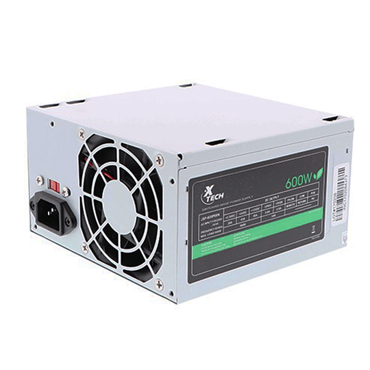 XTECH FUENTE DE PODER ATX 600 WATT (20+4PiN) W/2 SATA