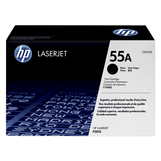 HP 55A - CE255A Toner cartridge - 1 x black - 6000 pages