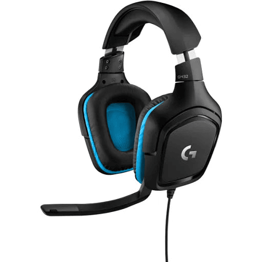 Logitech audifonos Gaming G432 alambrico sonido 7.1 20Hz-20kHz