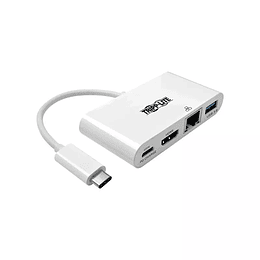 TRP Adap. USB-C a HDMI 4K/RJ45 Gigabit/USB-C/USB