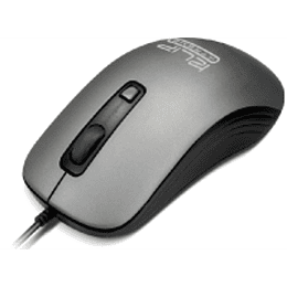 KlipX mouse con sensor optico USB 1000/1600 dpi- ambidiestro