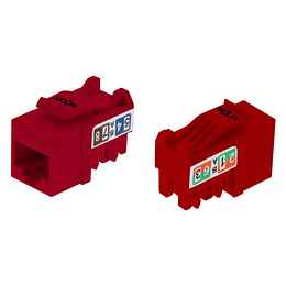 NXT Modulo Keystone Cat5E Tipo 110 - ROJO 